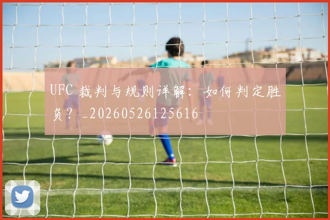 UFC 裁判与规则详解：如何判定胜负？_20260526125616